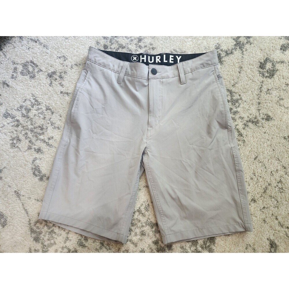 Hurley Shorts Mens 30 Gray Hybrid Walk Golf Unlined Outdoor Athletic Stretch